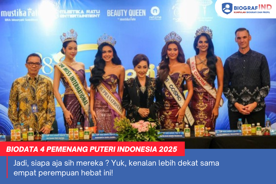 Biodata 4 Pemenang Puteri Indonesia 2025